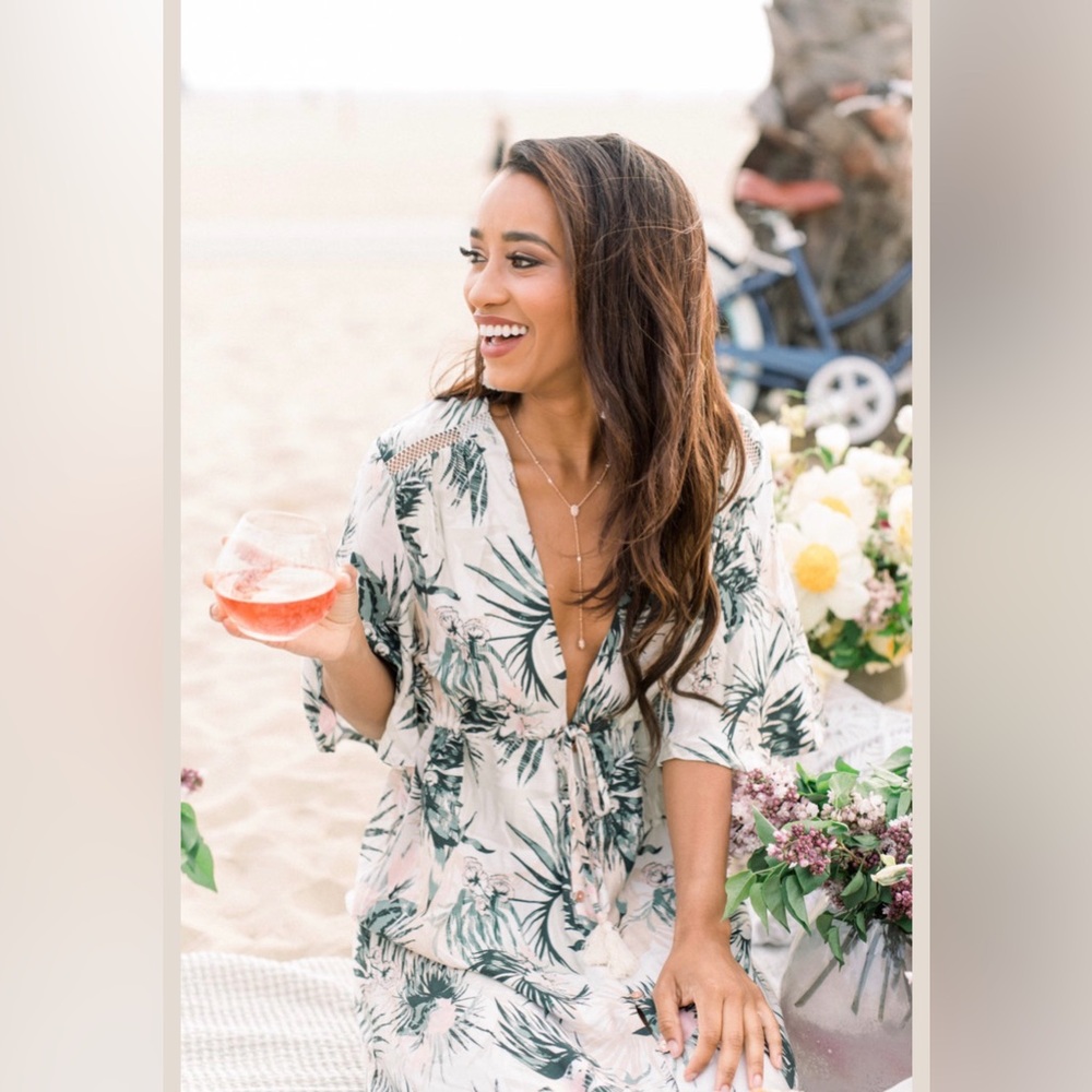 Somedays Lovin Tropical Print Maxi Dress